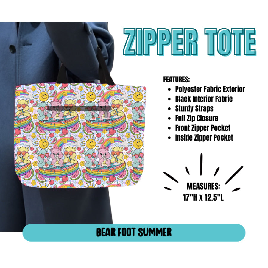 Preorder Custom Zipper Totes - Closes 21 May - ETA late Sep 2025 Tote Bag
