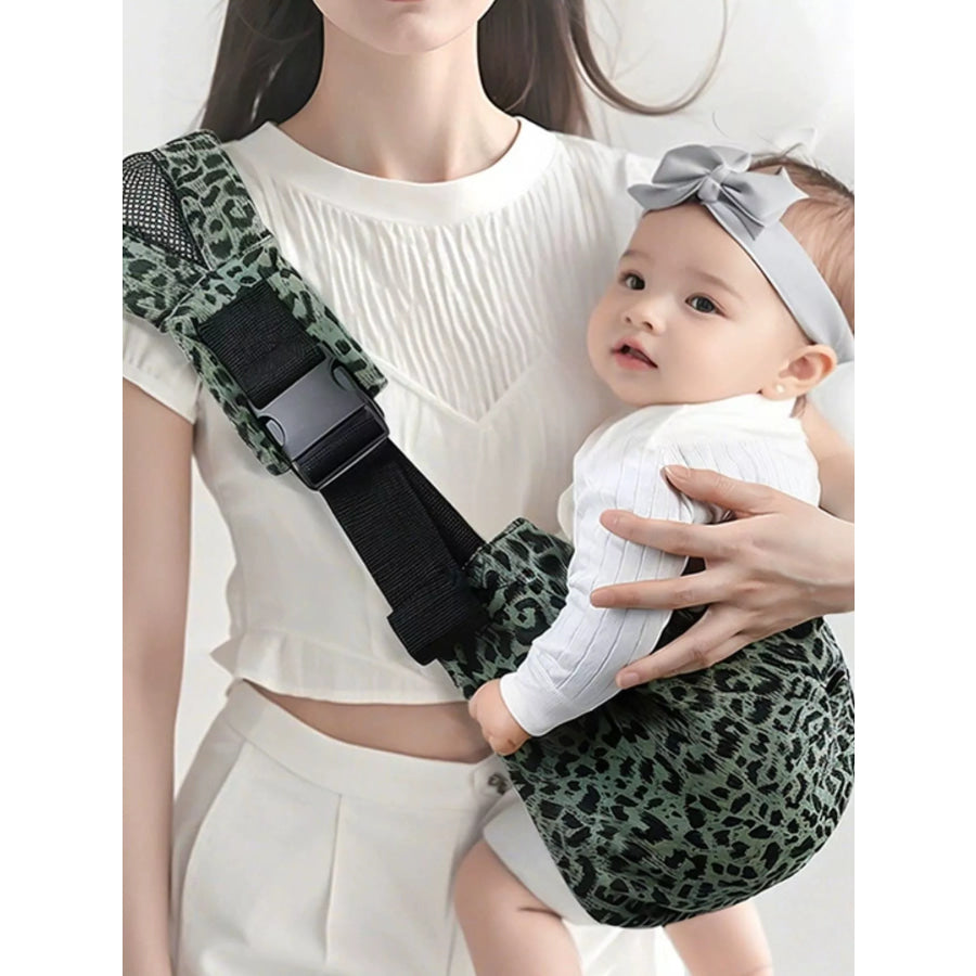 Printed Adjustable Baby Sling Army Green / One Size Apparel and Accessories