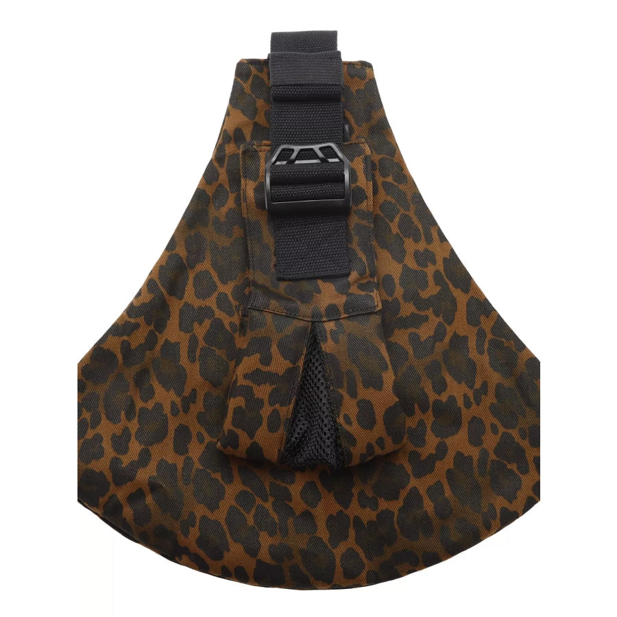 Printed Adjustable Baby Sling Chocolate / One Size Apparel and Accessories