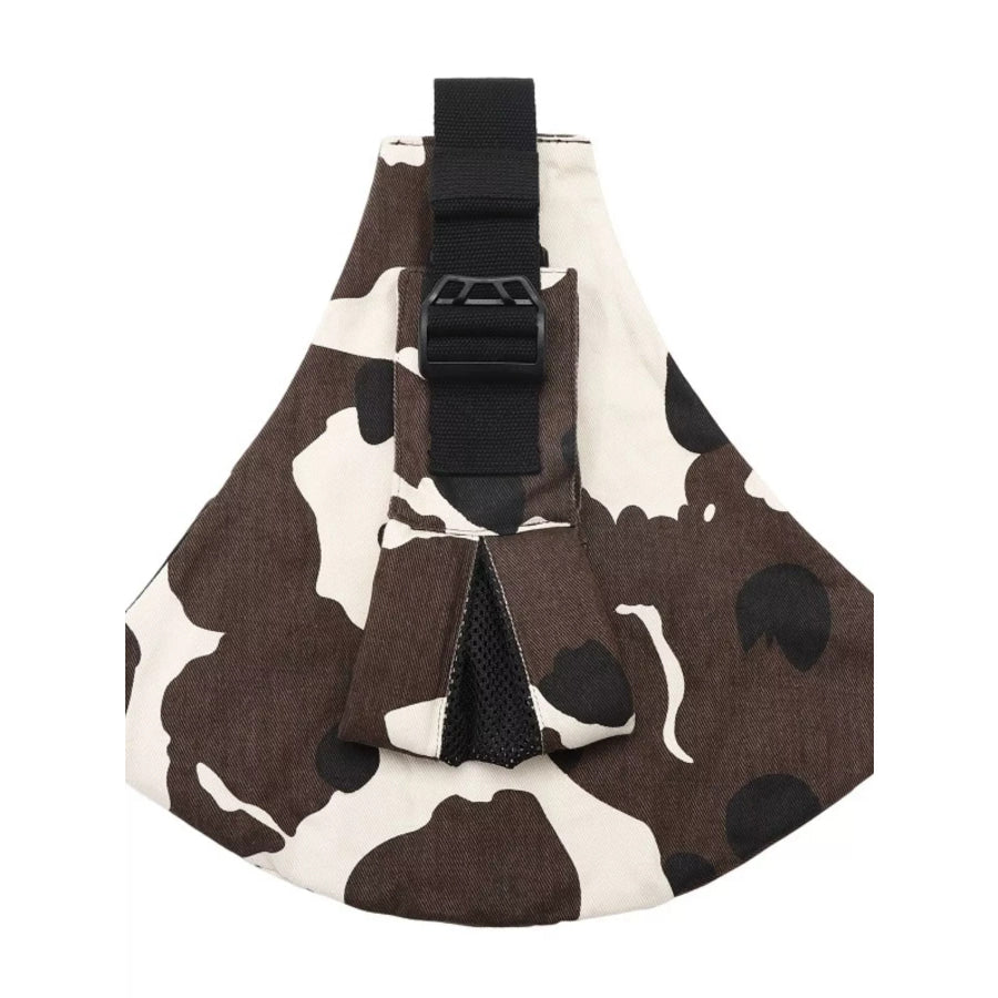 Printed Adjustable Baby Sling White / One Size Apparel and Accessories