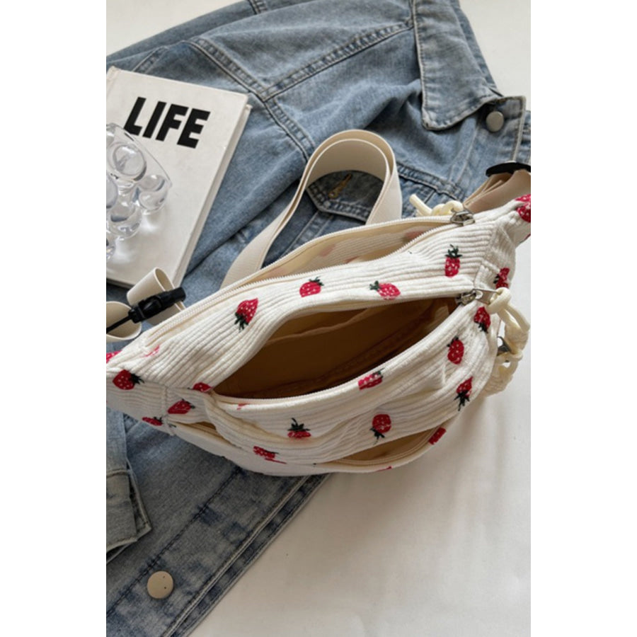 Printed Adjustable Strap Sling Bag Apparel and Accessories