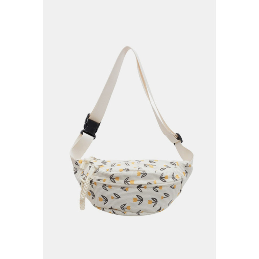 Printed Adjustable Strap Sling Bag Apparel and Accessories