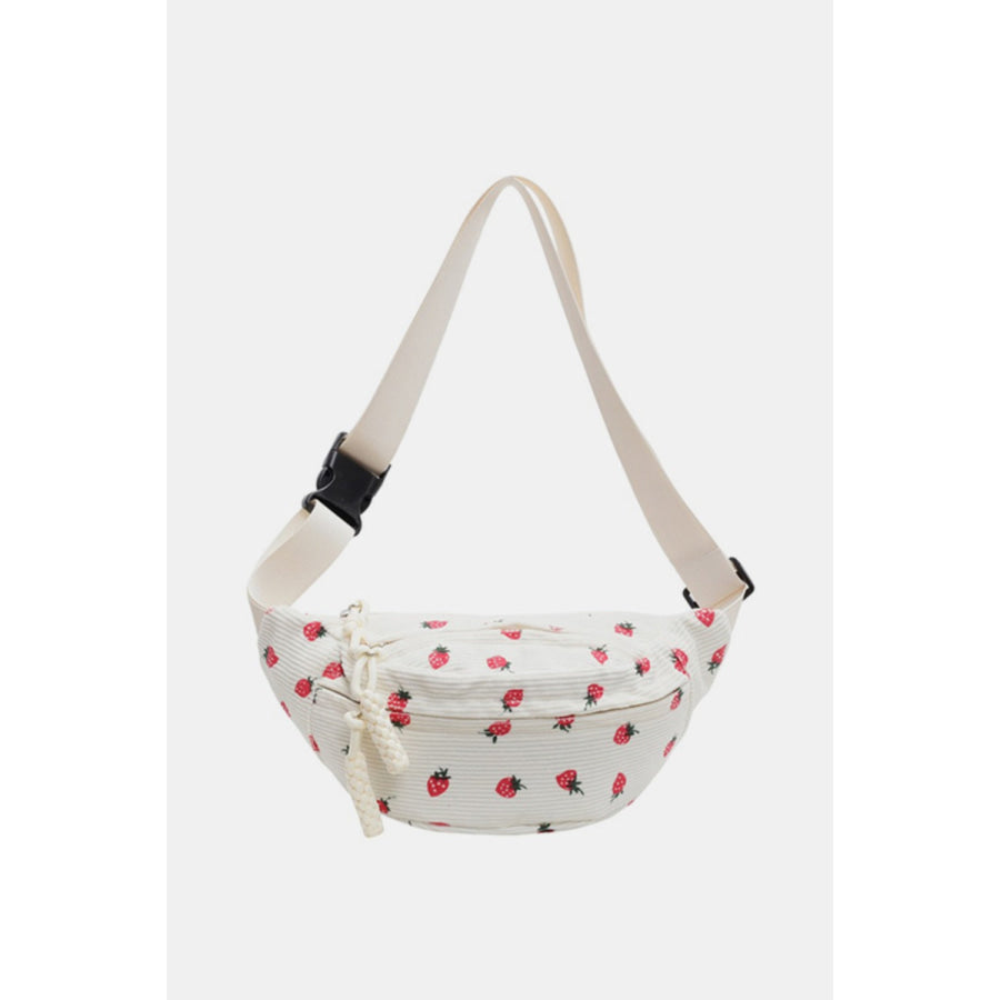 Printed Adjustable Strap Sling Bag Apparel and Accessories