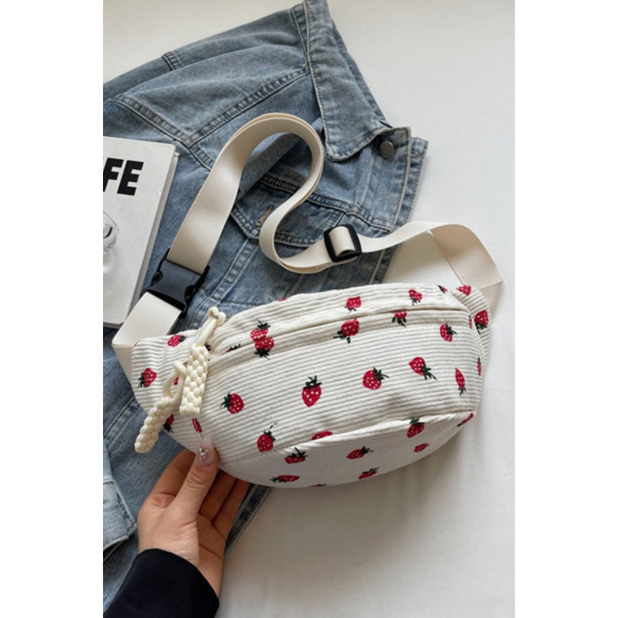 Printed Adjustable Strap Sling Bag Apparel and Accessories