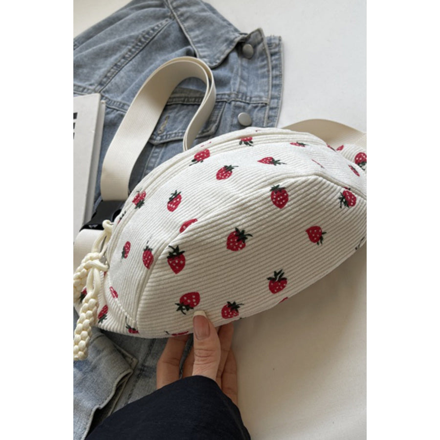 Printed Adjustable Strap Sling Bag Apparel and Accessories