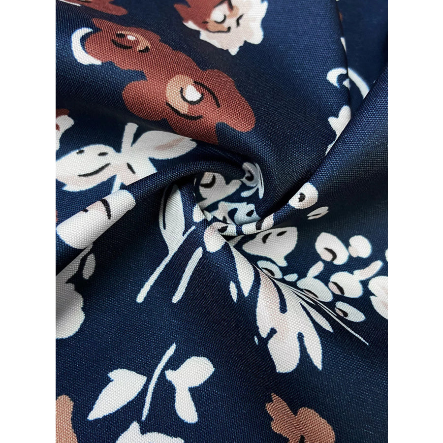 Printed Button-Down Long Sleeve Shirt Apparel and Accessories