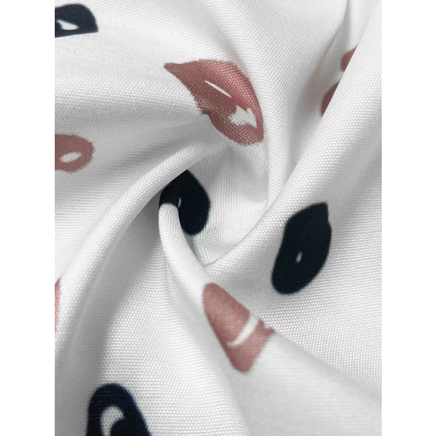 Printed Button-Down Long Sleeve Shirt Apparel and Accessories