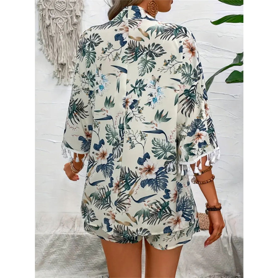 Printed Half Sleeve Top and Shorts Set Apparel and Accessories