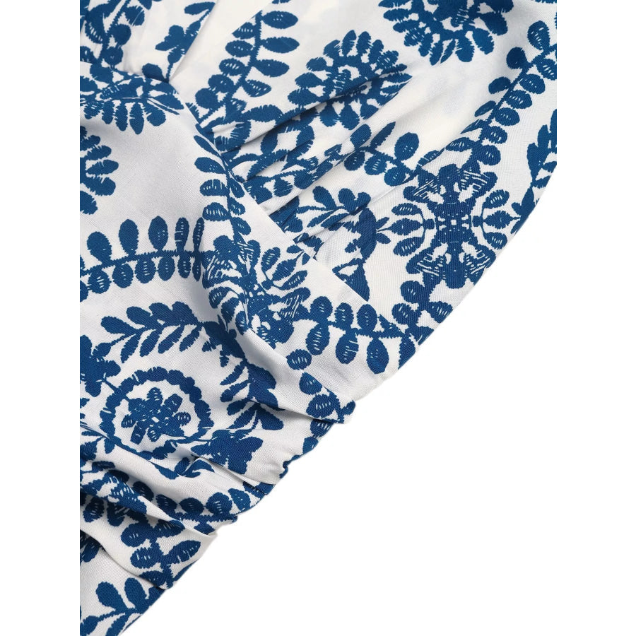 Printed Halter Neck Maxi Dress Apparel and Accessories