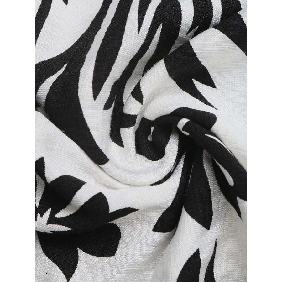Printed Halter Neck Maxi Dress Apparel and Accessories