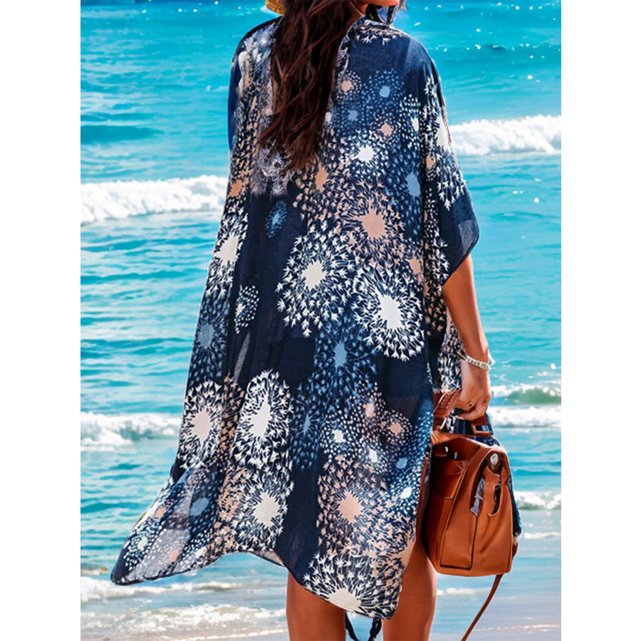 Printed Open Front Cover - Up Apparel and Accessories