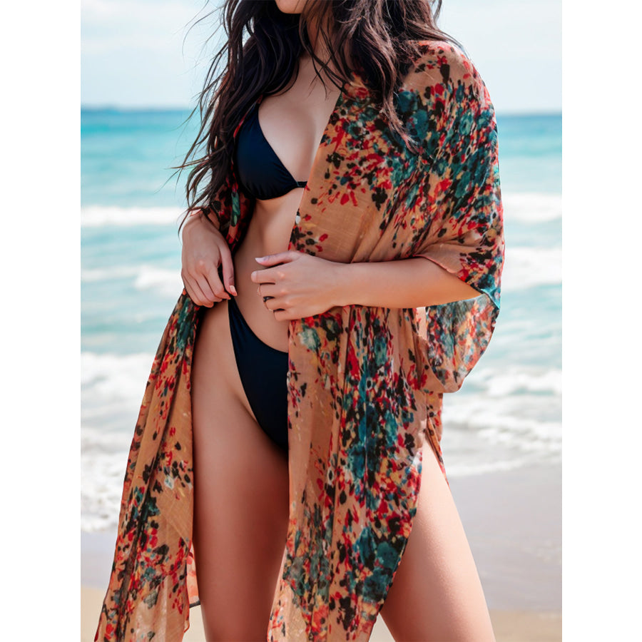Printed Open Front Cover - Up Apparel and Accessories