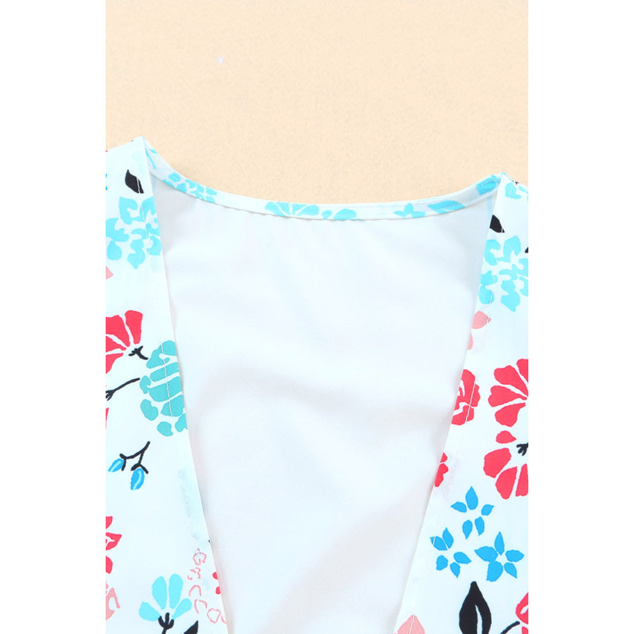 Printed Open Front Cover - Up Apparel and Accessories