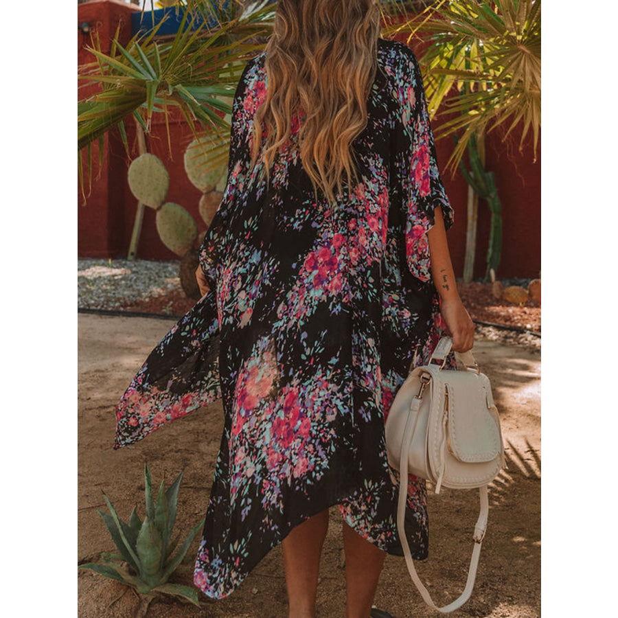 Printed Open Front Cover - Up Apparel and Accessories