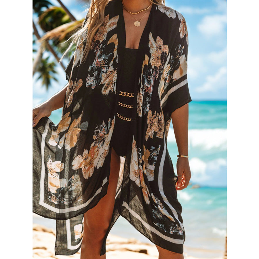 Printed Open Front Cover - Up Apparel and Accessories