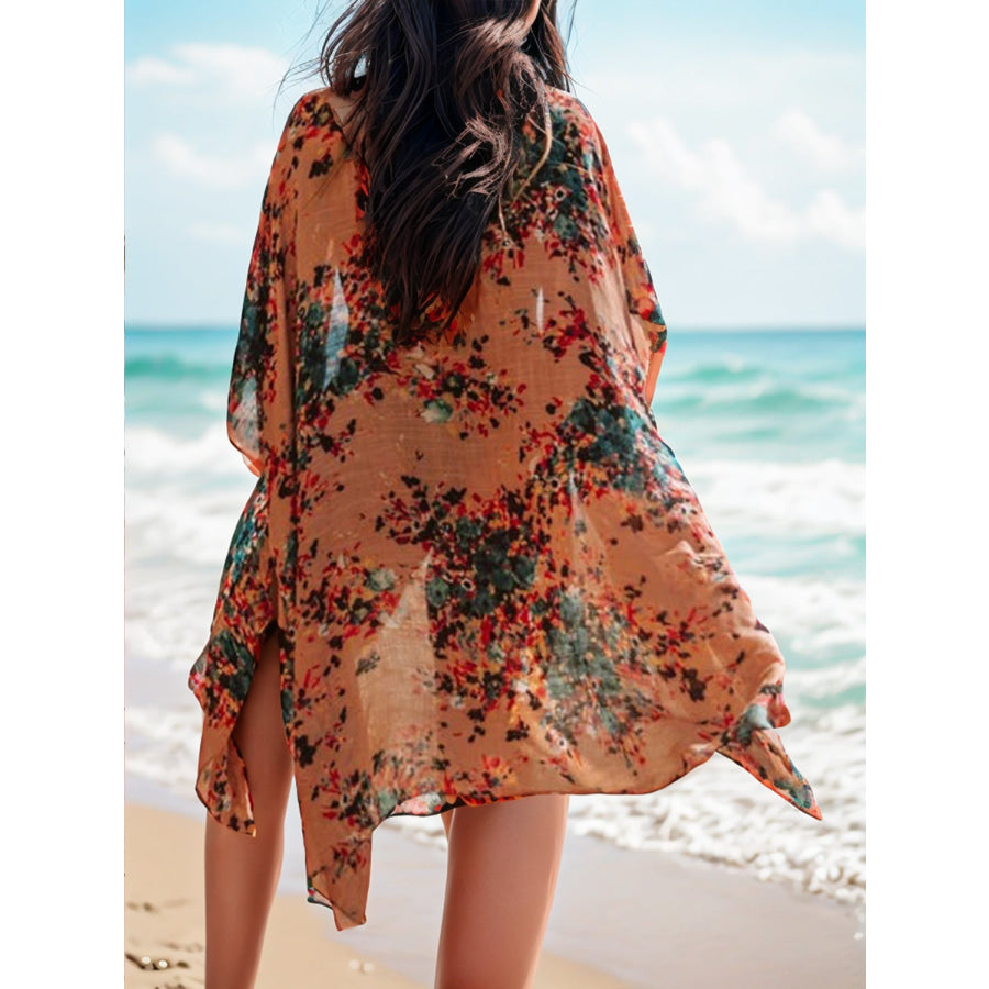 Printed Open Front Cover - Up Apparel and Accessories