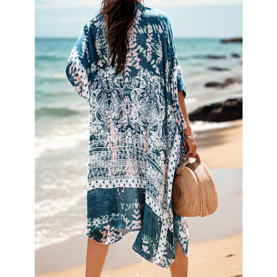Printed Open Front Cover - Up Apparel and Accessories