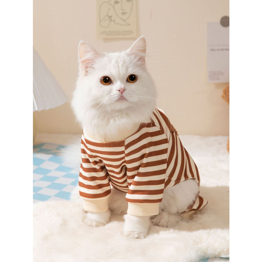 Printed Pet Jumpsuit Brown Bear / XS Apparel and Accessories