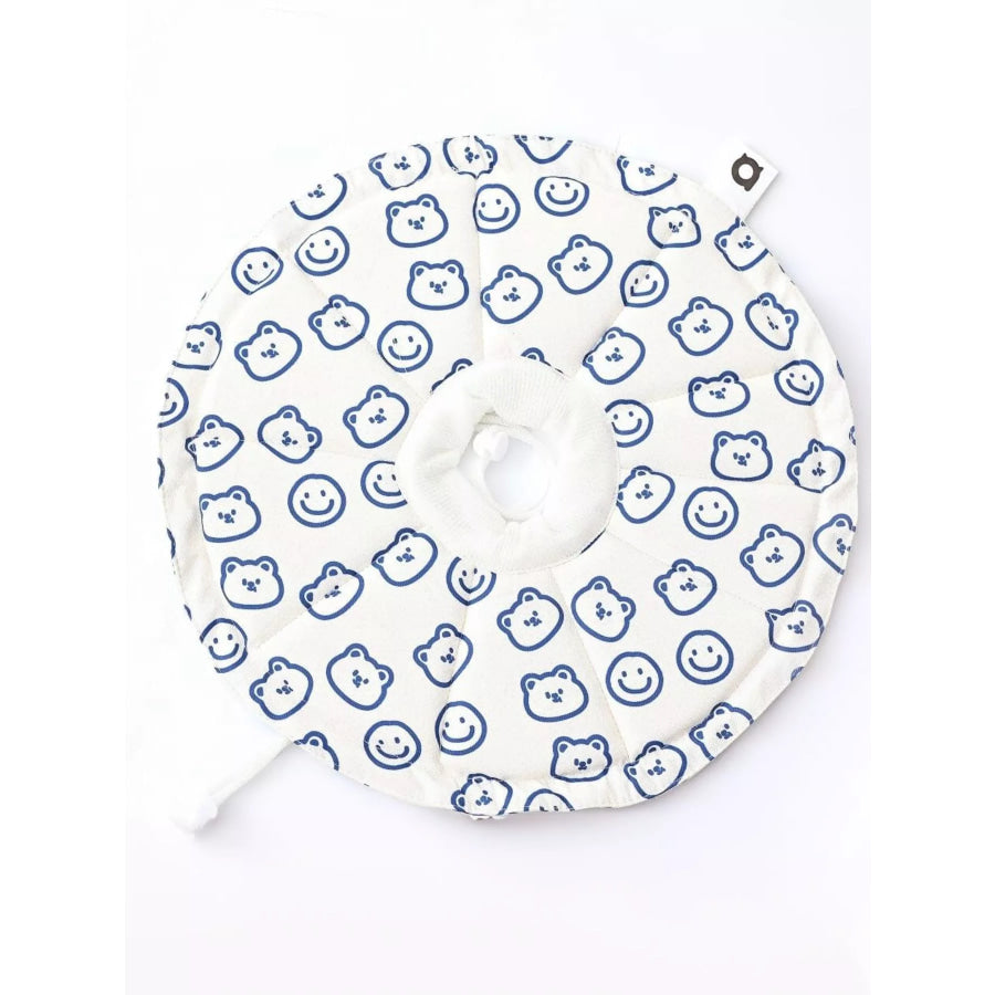Printed Protective Pet Collar Bear / S Apparel and Accessories