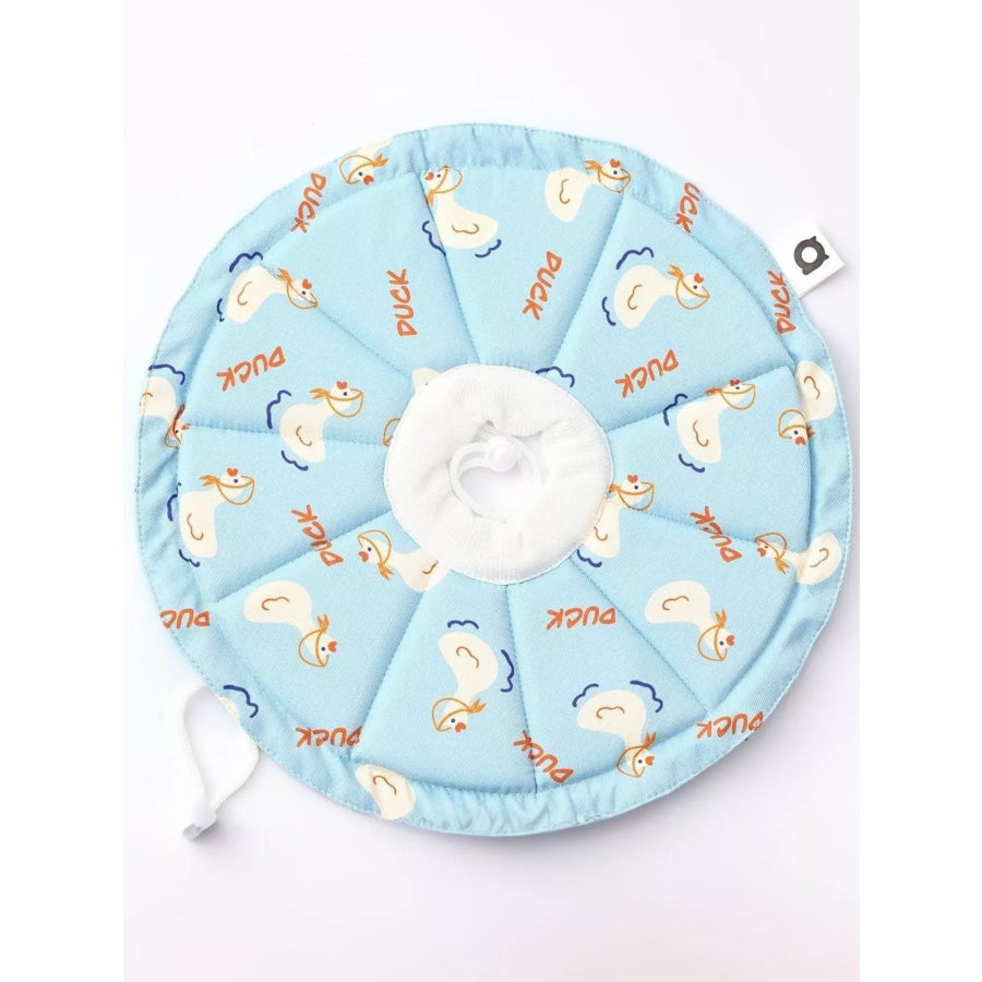 Printed Protective Pet Collar Duck / S Apparel and Accessories