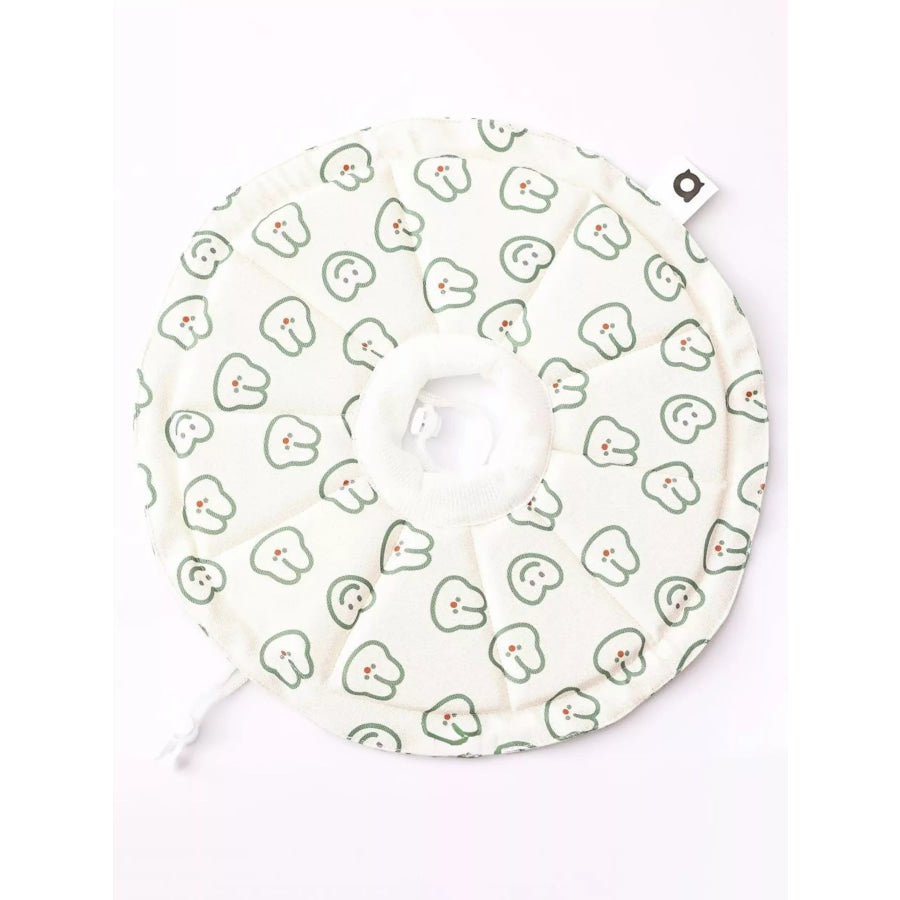 Printed Protective Pet Collar Rabbit / S Apparel and Accessories