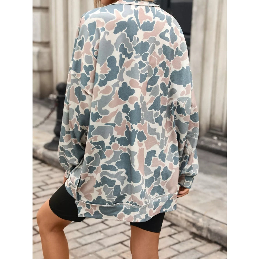 Printed Round Neck Sweatshirt Apparel and Accessories