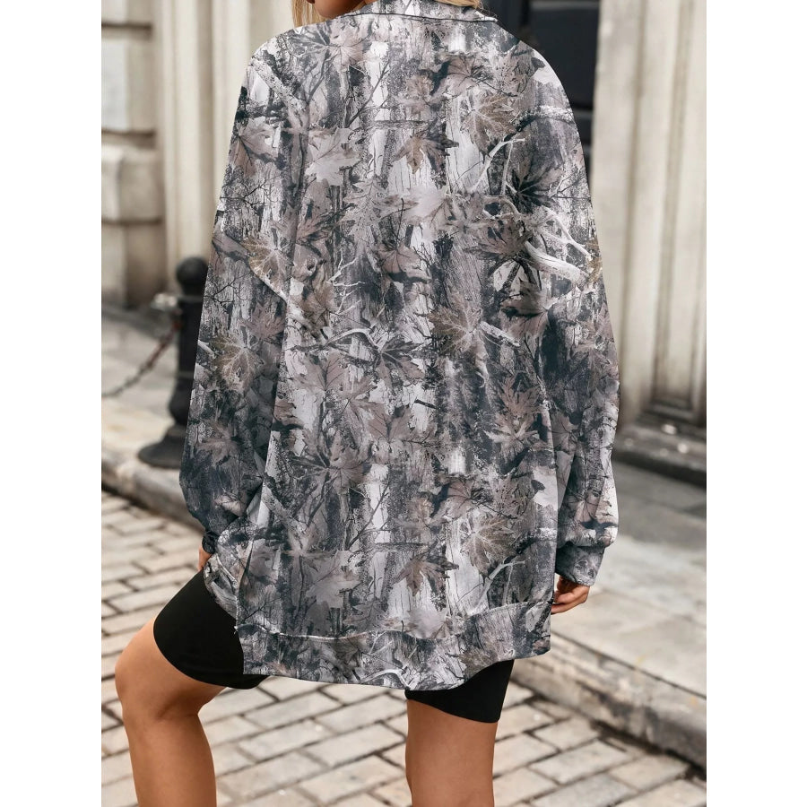 Printed Round Neck Sweatshirt Apparel and Accessories