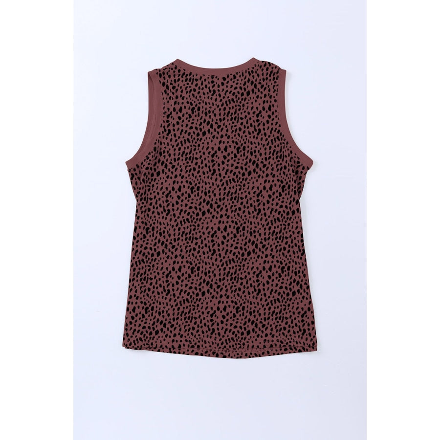 Printed Round Neck Tank