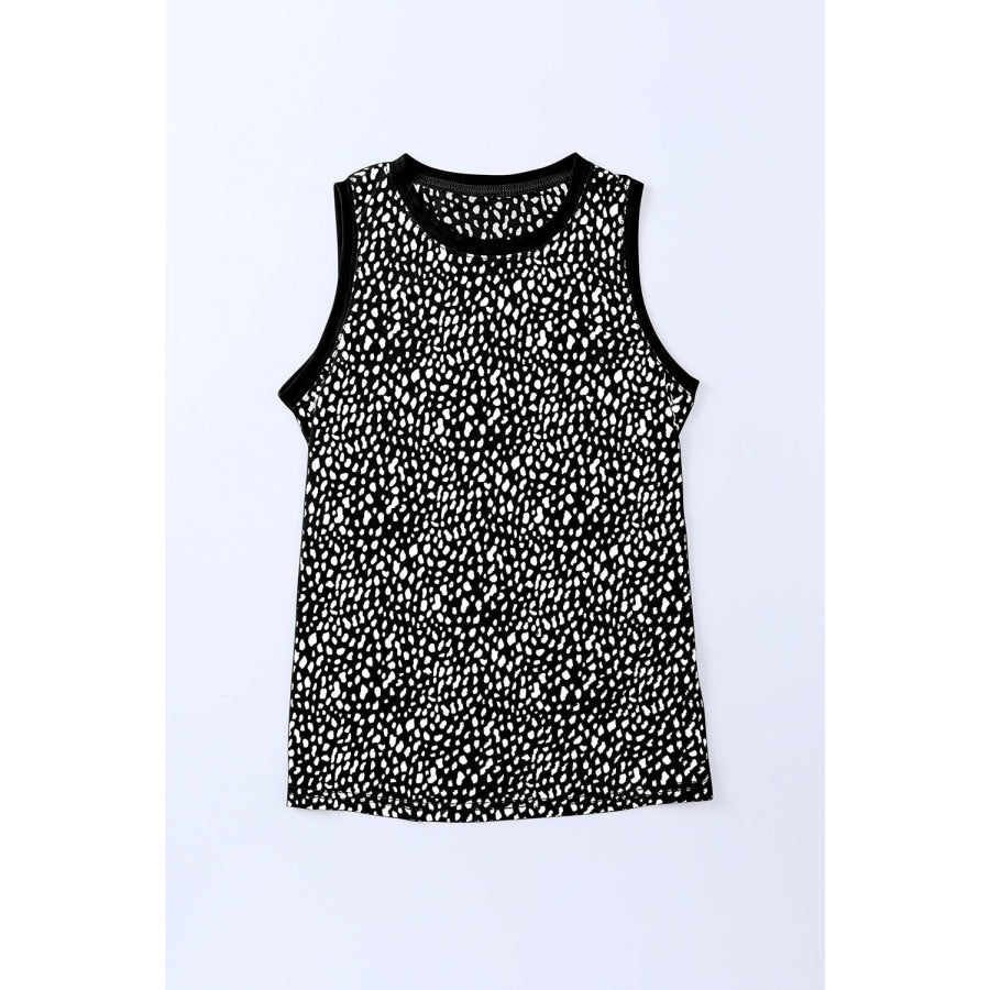 Printed Round Neck Tank