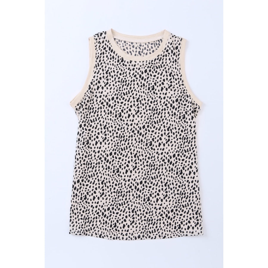 Printed Round Neck Tank