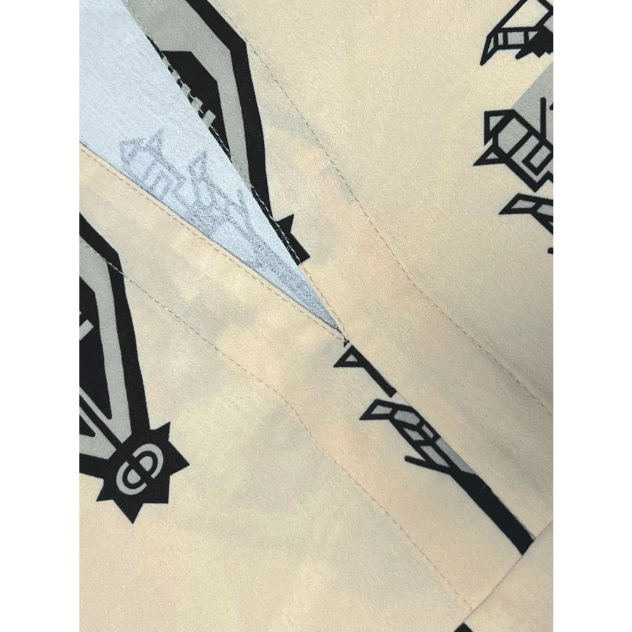 Printed Sleeveless Maxi Dress Apparel and Accessories