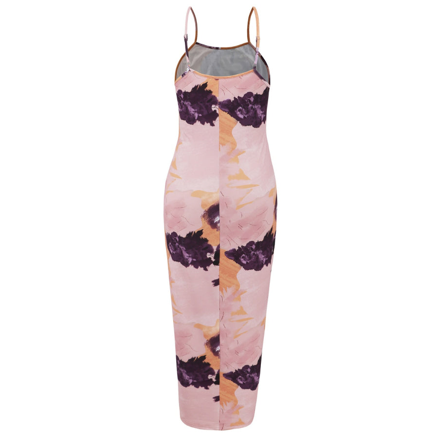 Printed Spaghetti Strap Cami Dress Apparel and Accessories