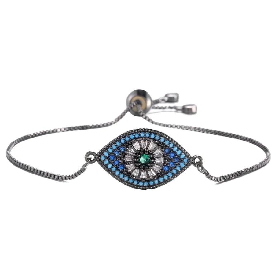 Priscilla Protective Eye Bracelet (Pre - Order) Hematite Bracelets