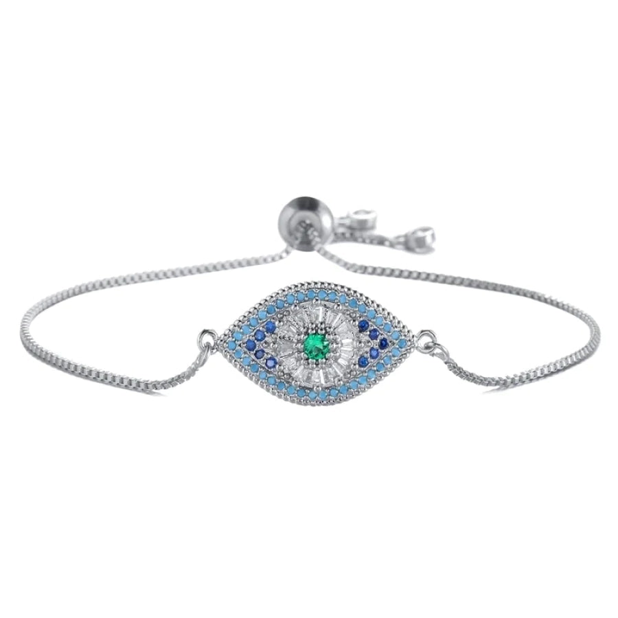Priscilla Protective Eye Bracelet (Pre - Order) Silver Bracelets