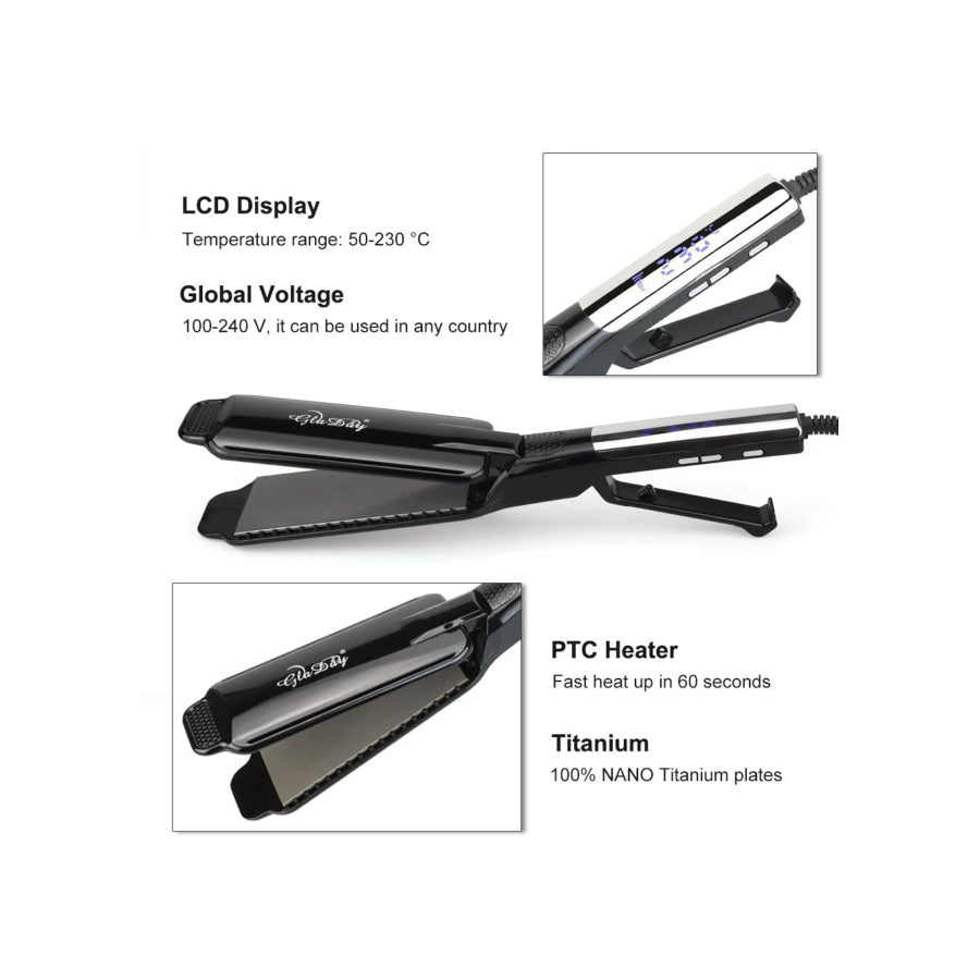 Professional Ceramic Tourmaline Hair Straightener Apparel and Accessories
