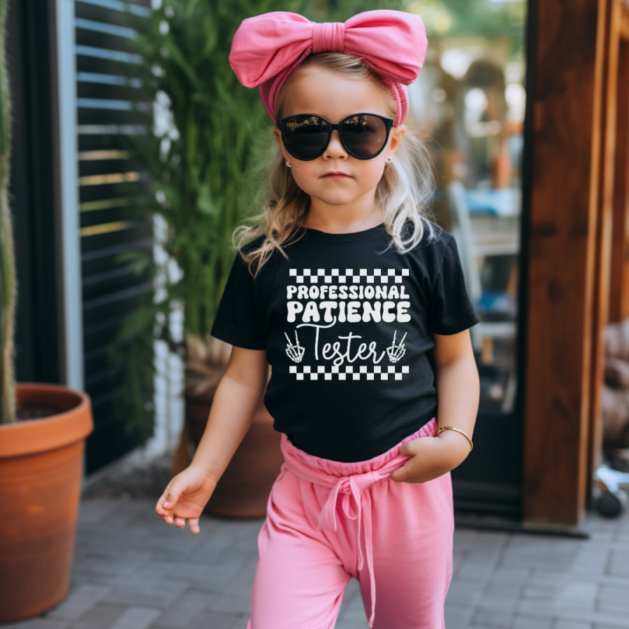 Proffessional Patience Tester Youth & Toddler Tee 2T / Navy Graphic