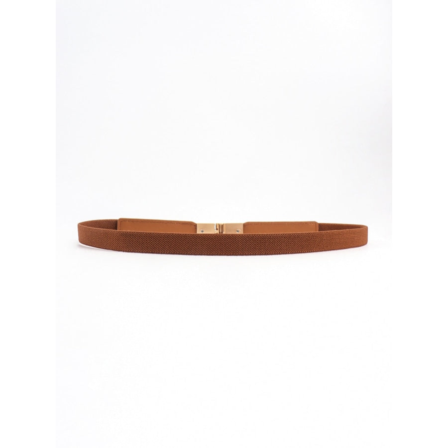 PU Elastic Skinny Belt