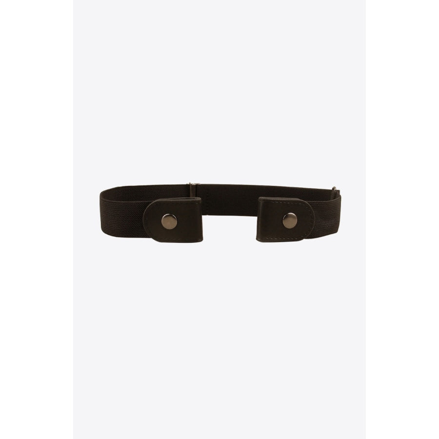 PU Elastic Snap Closure Belt