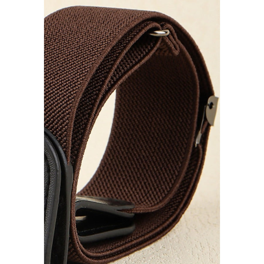 PU Elastic Snap Closure Belt