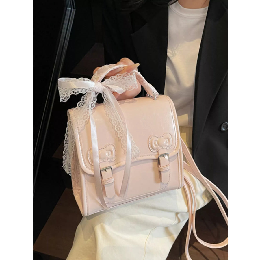 PU Leather Backpack Bag Black / onesize Apparel and Accessories