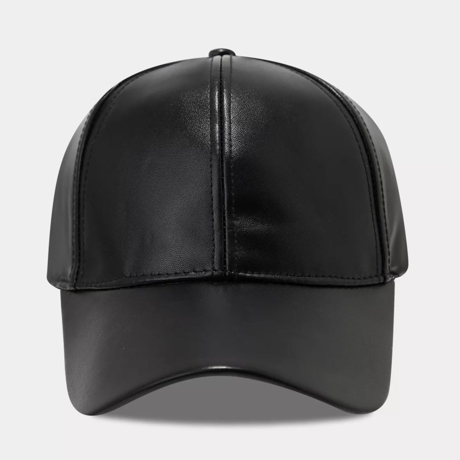 PU Leather Baseball Cap Apparel and Accessories