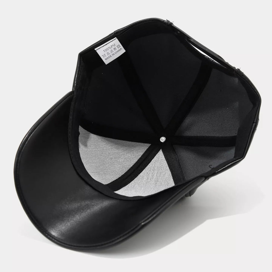 PU Leather Baseball Cap Apparel and Accessories