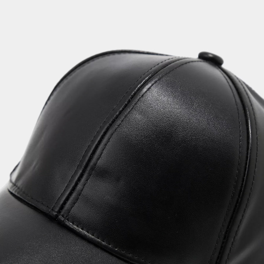 PU Leather Baseball Cap Apparel and Accessories