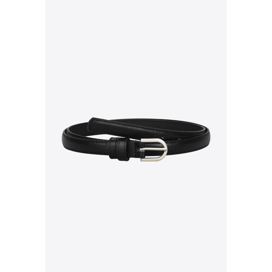 PU Leather Belt Black / One Size