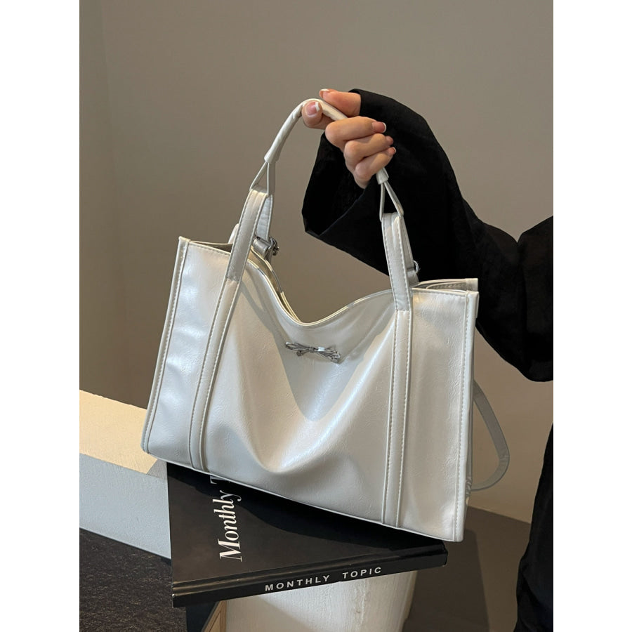 PU Leather Bow Shoulder Bag Apparel and Accessories