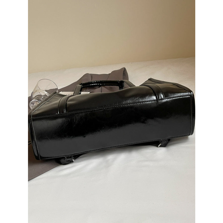 PU Leather Bow Shoulder Bag Apparel and Accessories