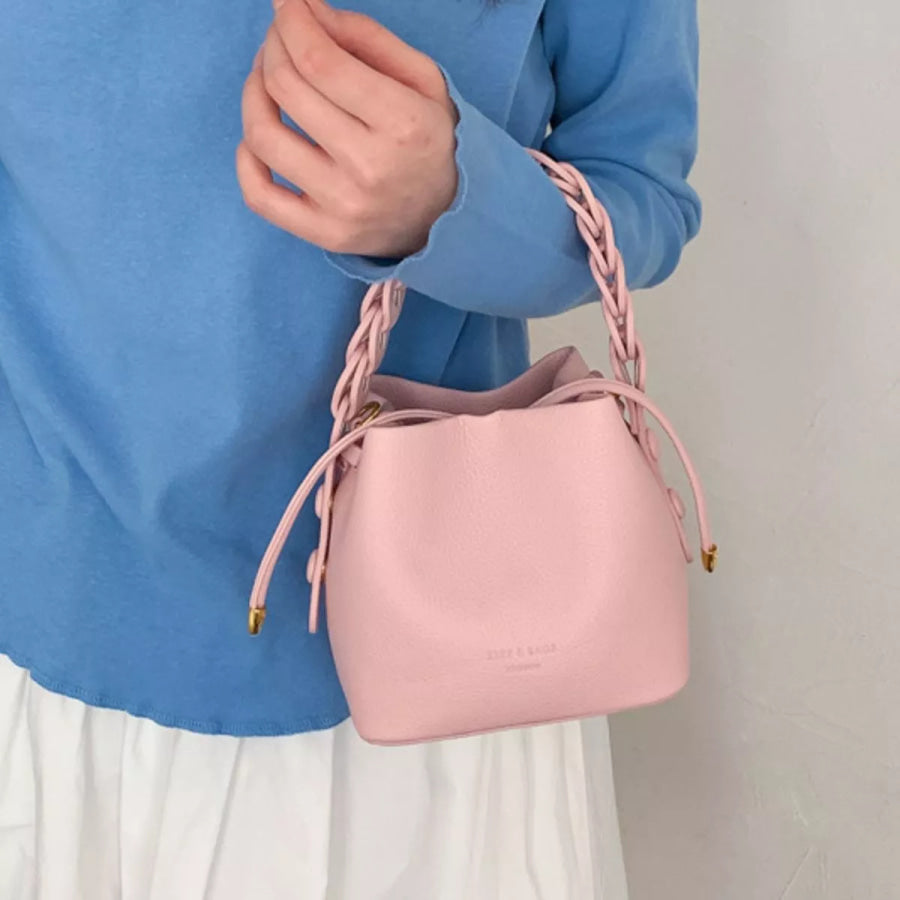 PU Leather Bucket Crossbody Bag Apparel and Accessories