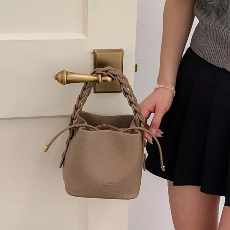 PU Leather Bucket Crossbody Bag Apparel and Accessories