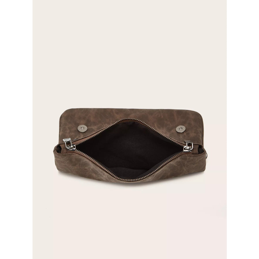 PU Leather Chain Strap Shoulder Bag Apparel and Accessories