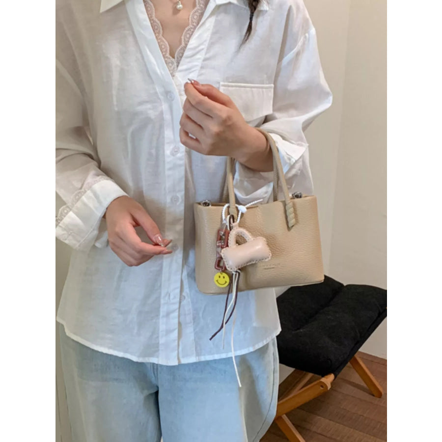 PU Leather Crossbody Bag Camel / onesize Apparel and Accessories